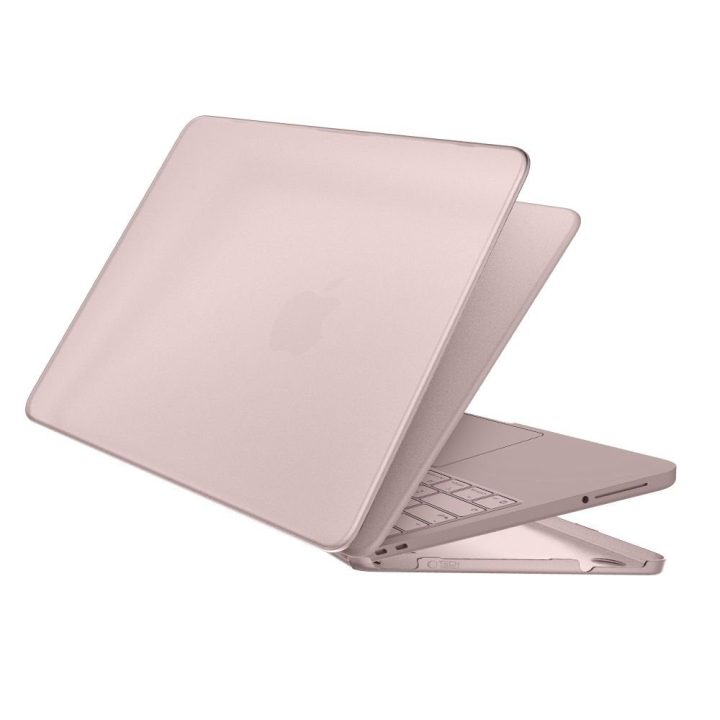 Tech-Protect Softshell dėklas MacBook 13 2026, matinis rausvas