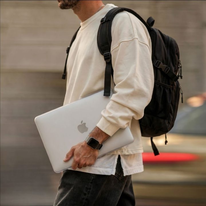 Tech-Protect SmartShell dėklas MacBook Neo 13" 2026, skaidrus matinis