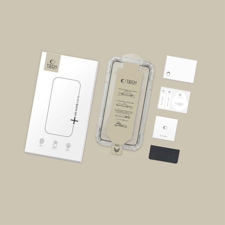 Tech-Protect Quick Set AR+ antiatspindinis stiklas Samsung Galaxy S26+