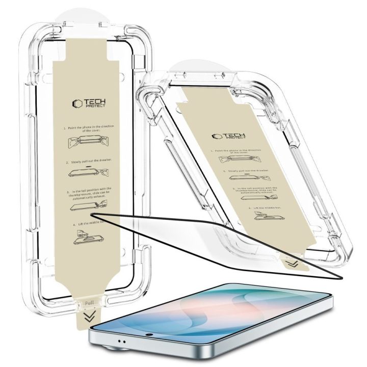 Tech-Protect Quick Set AR+ antiatspindinis stiklas Samsung Galaxy S26+
