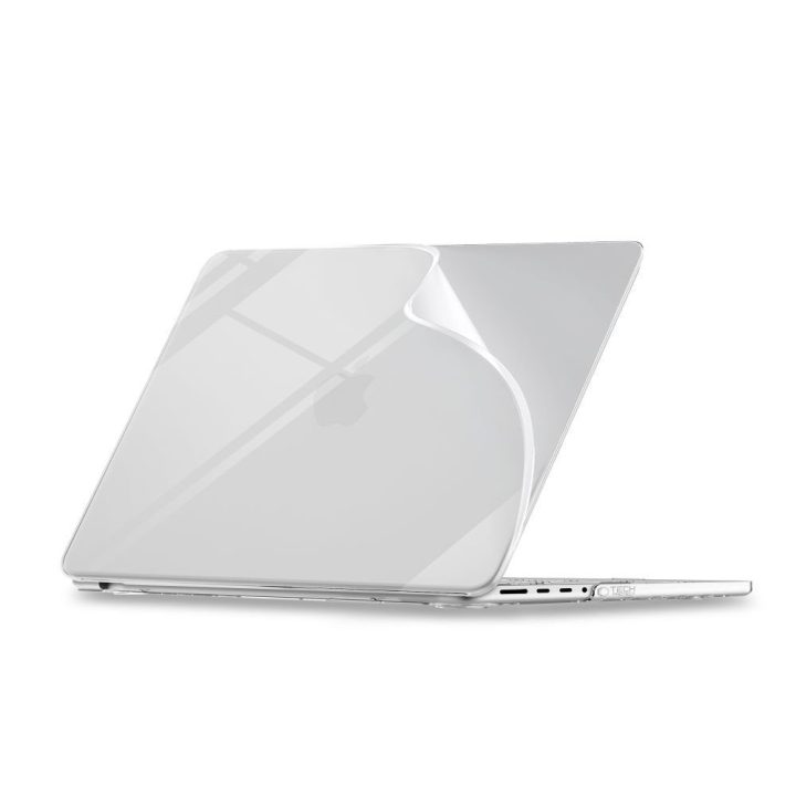 MacBook Pro 14 skaidrus apsauginis dėklas Tech-Protect Softshell