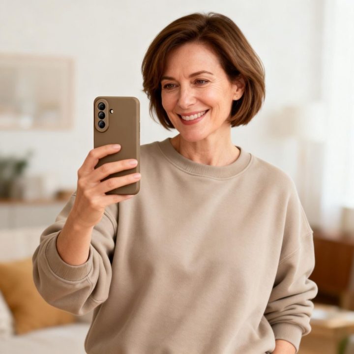 Tech-Protect Icon silikoninis dėklas Samsung Galaxy A27 5G, rudas