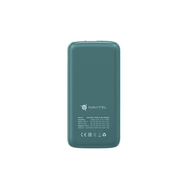 Žalias Navitel PWR10 MX powerbankas