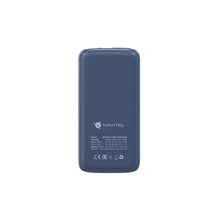 Powerbankas Navitel PWR10 MX Blue 10000 mAh
