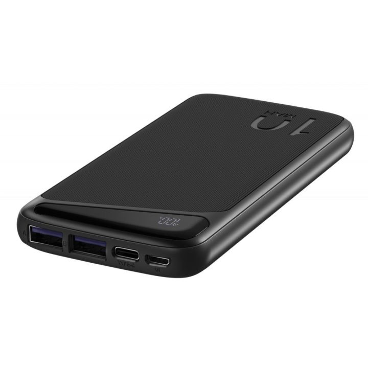 Juodas 10000 mAh powerbankas Navitel PWR10 MX