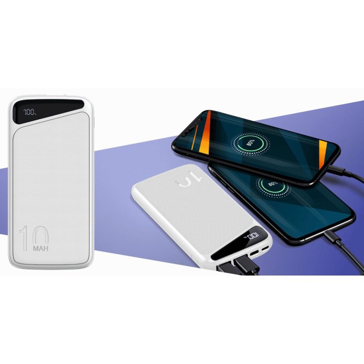 Navitel PWR10 MX 10000 mAh powerbankas, baltas