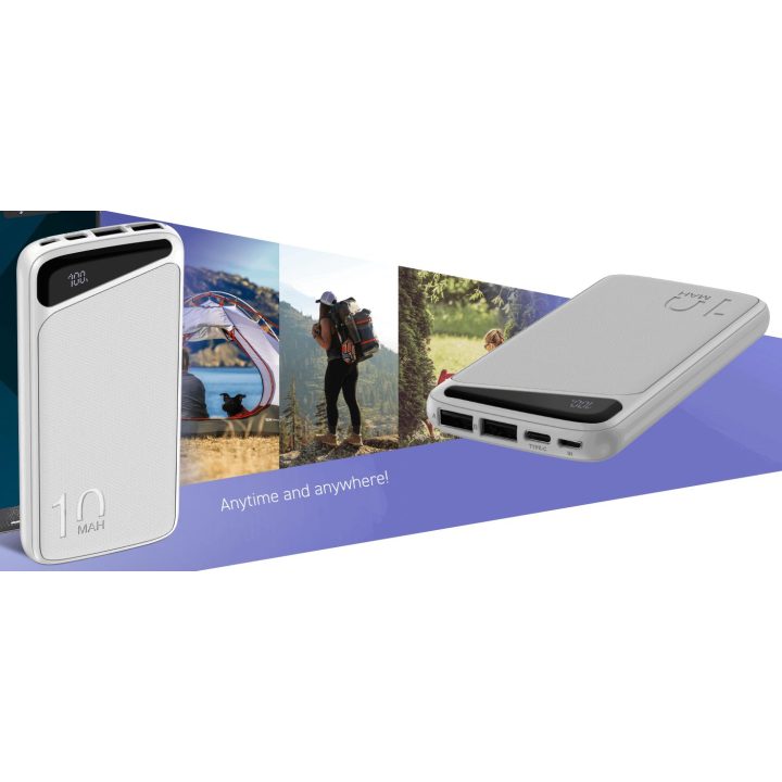 Navitel PWR10 MX 10000 mAh powerbankas, baltas