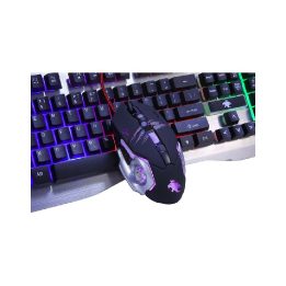 Žaidimų pelė su Rainbow LED apšvietimu, 3200 DPI