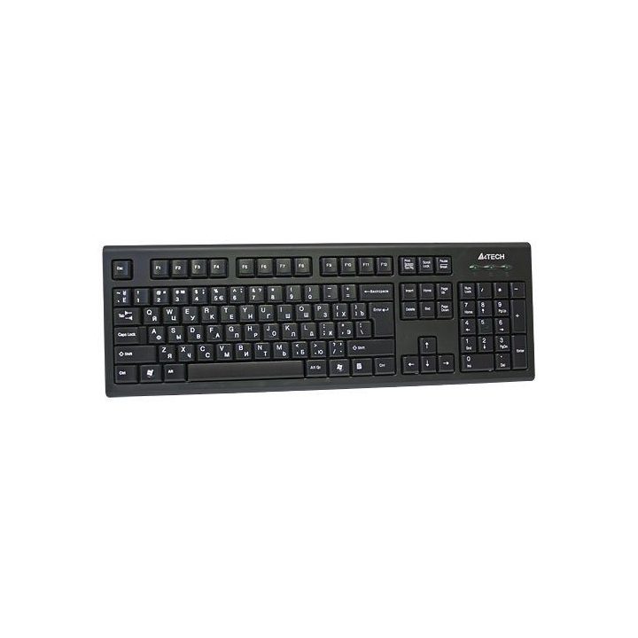 Juoda laidinė USB klaviatūra A4Tech KR-85