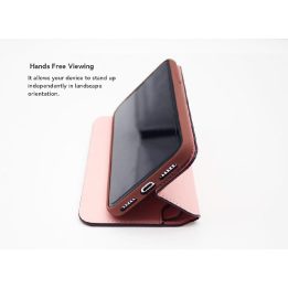 Rožinis „Smart Folio“ telefono dėklas „iPhone Xs Max“