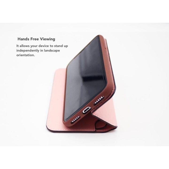 Rožinis „Smart Folio“ telefono dėklas „iPhone Xs Max“