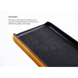 Telefono dėklas su kortelės skyriumi iPhone XR, garstyčių geltonumo
