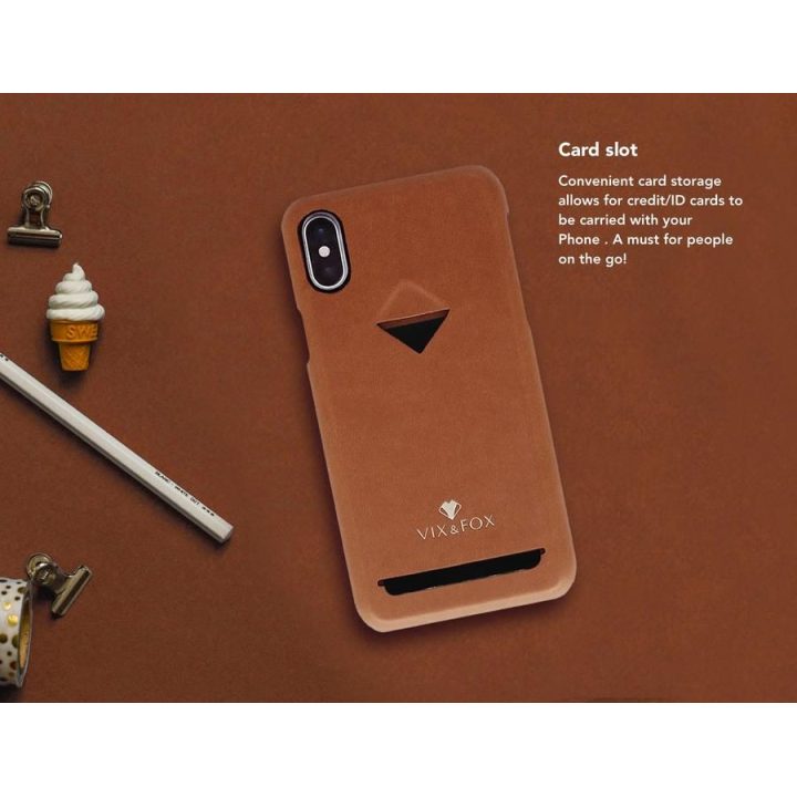 Rudas telefono dėklas su kortelių skyriumi Samsung S9