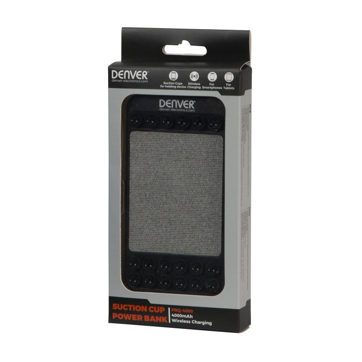Denver PBQ-4000 4000 mAh powerbankas su belaidžiu įkrovimu