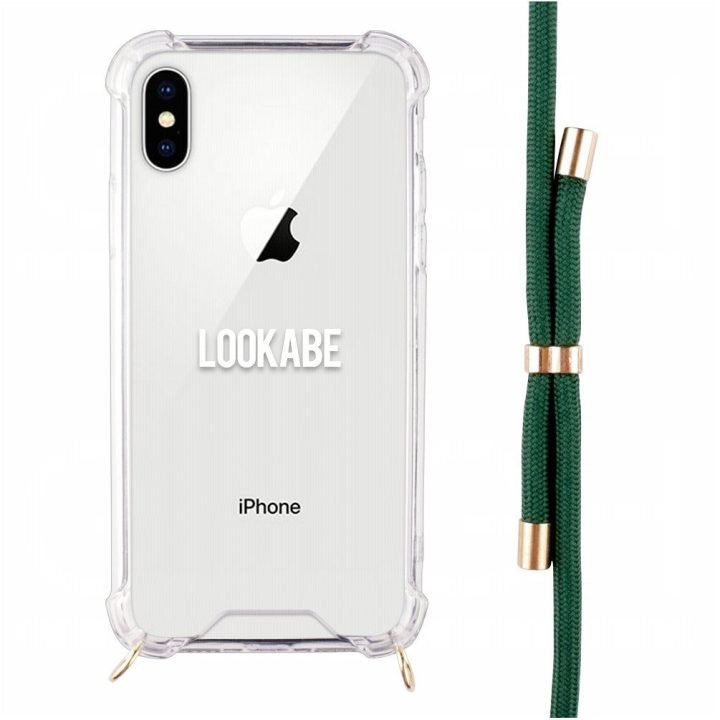 Telefono dėklas su kaklo dirželiu iPhone X/Xs