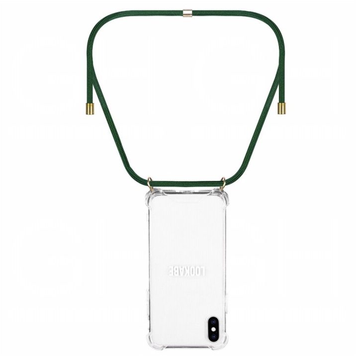 Telefono dėklas su kaklo dirželiu iPhone X/Xs