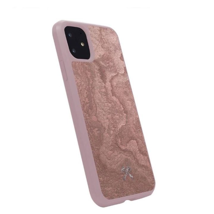 Raudonas telefono dėklas iPhone 11