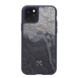 Telefono dėklas Woodcessories Stone Edition iPhone 11 Pro Max, Camo Gray