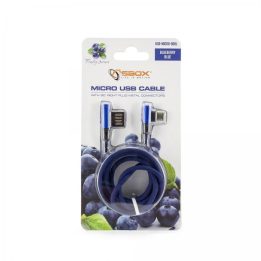 Mėlynas USB-A į microUSB laidas, 1,5 m