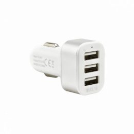 Automobilinis įkroviklis Sbox CC-331W, baltas/sidabrinis