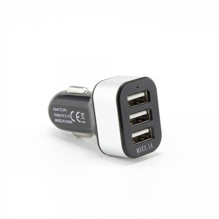 Automobilinis įkroviklis Sbox CC-331B, 3,1 A, juodas/sidabrinis