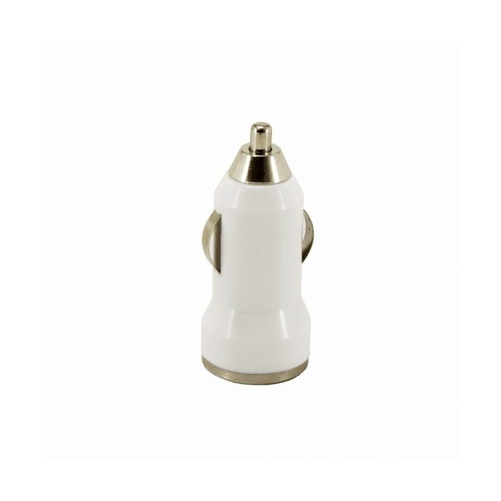 Baltas automobilinis USB įkroviklis Sbox CC-221W
