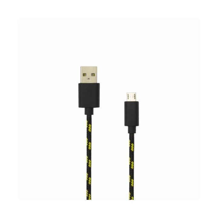 Juodas USB į micro USB laidas, 1 m