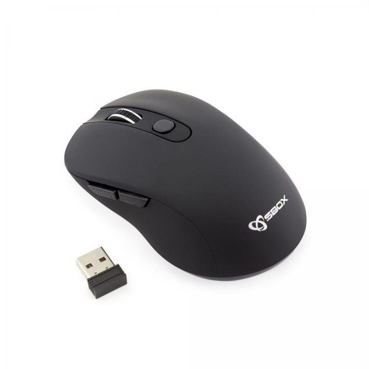 Juoda belaidė optinė pelė Sbox WM-911B