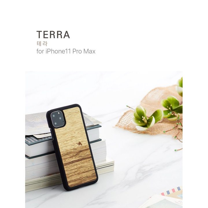 Telefono dėklas MAN&WOOD iPhone 11 Pro Max, Terra Black