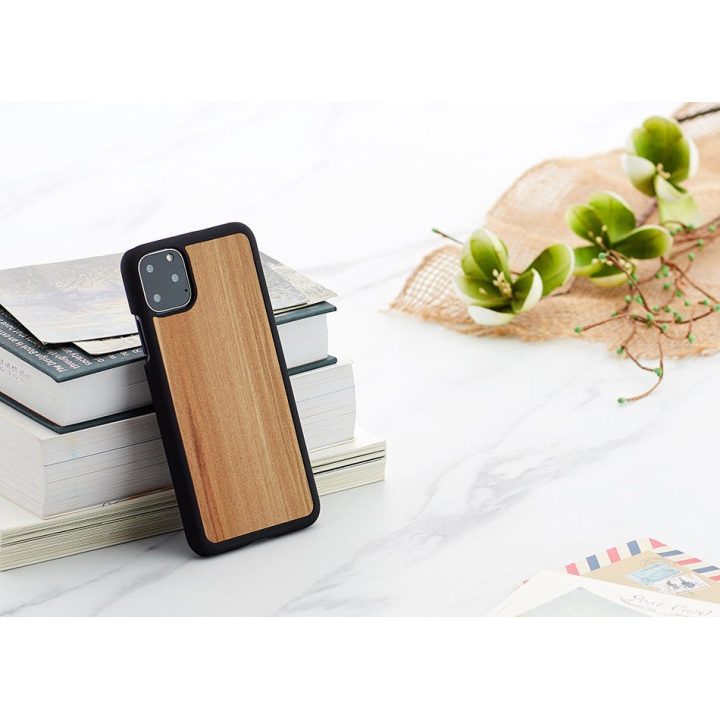 Telefono dėklas iPhone 11 Pro Max, cappuccino juodas