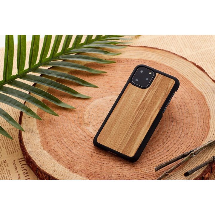 Telefono dėklas iPhone 11 Pro Max, cappuccino juodas