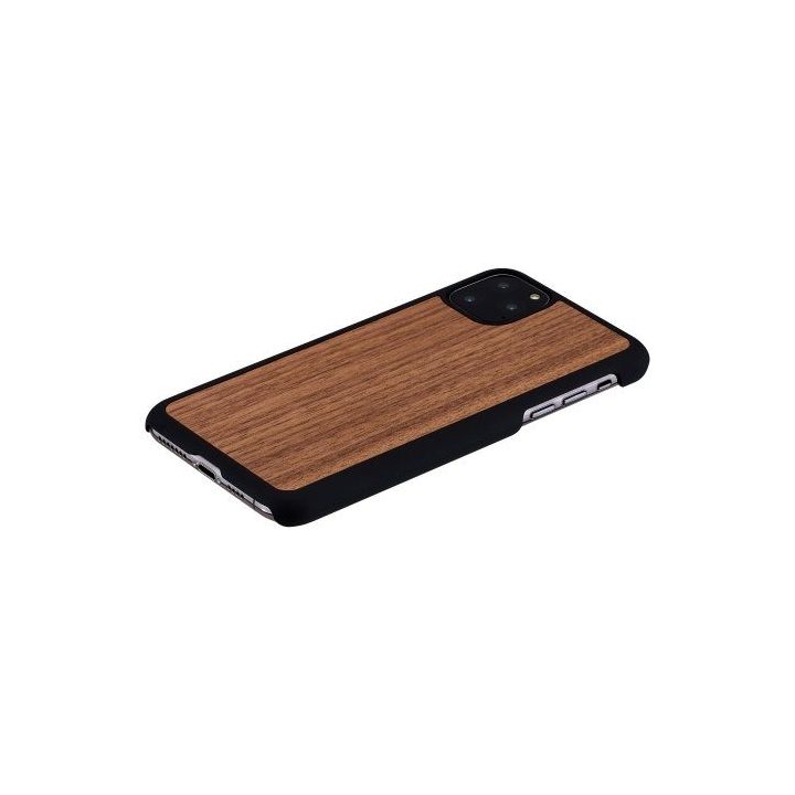 Telefono dėklas iPhone 11 Pro Max, juodo riešutmedžio