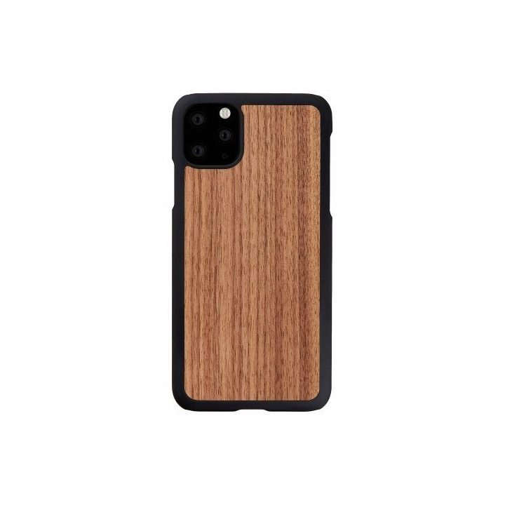 Telefono dėklas iPhone 11 Pro Max, juodo riešutmedžio