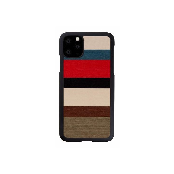 Juodas telefono dėklas iPhone 11 Pro Max, Man&Wood