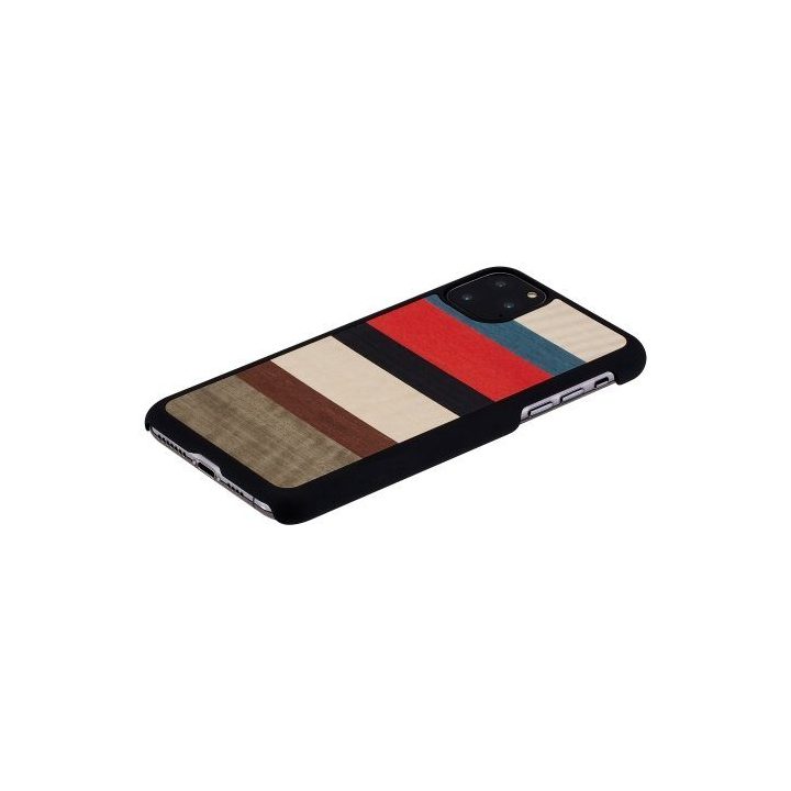 Juodas telefono dėklas iPhone 11 Pro Max, Man&Wood