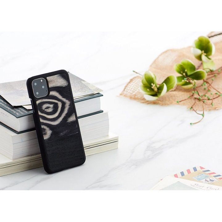 Juodas leopardinis telefono dėklas iPhone 11 Pro Max