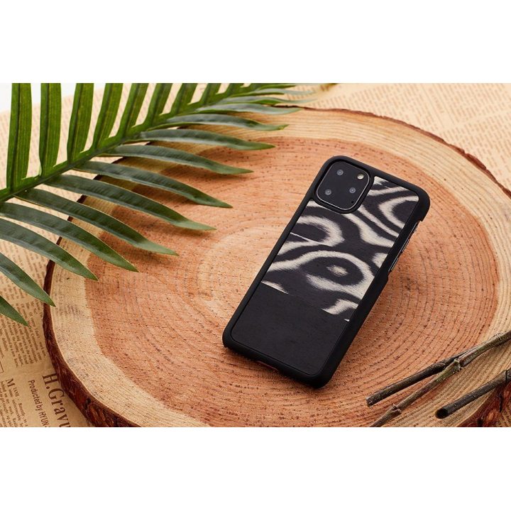 Juodas leopardinis telefono dėklas iPhone 11 Pro Max