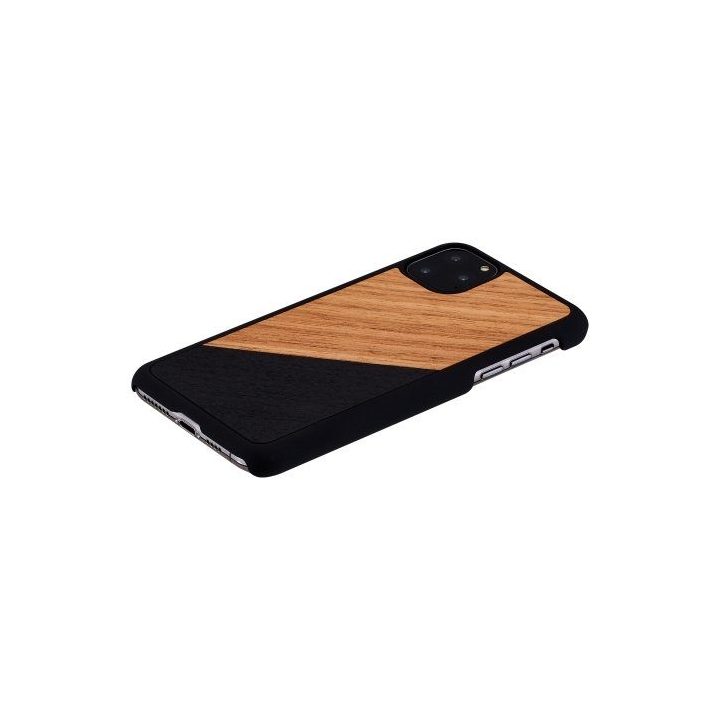 Juodas telefono dėklas MAN&WOOD iPhone 11 Pro Max