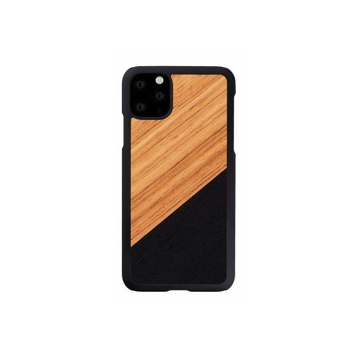 Juodas telefono dėklas MAN&WOOD iPhone 11 Pro Max