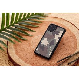 Juodas kamufliažinis telefono dėklas iPhone 11 Pro Max