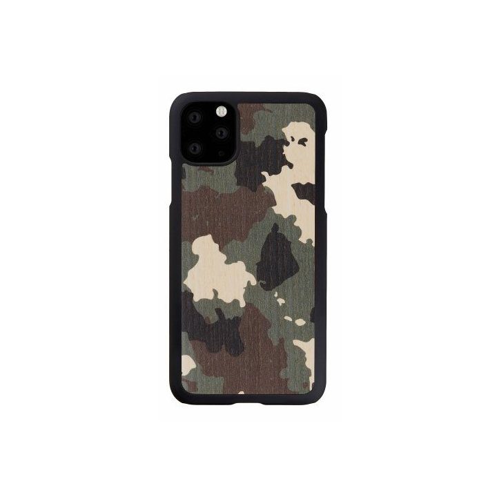 Juodas kamufliažinis telefono dėklas iPhone 11 Pro Max