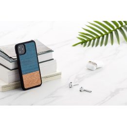 Telefono dėklas iPhone 11, juodas džinsinis