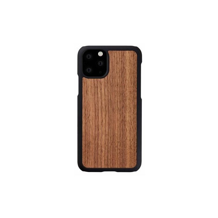 Telefono dėklas iPhone 11 Pro, juodas riešutmedis