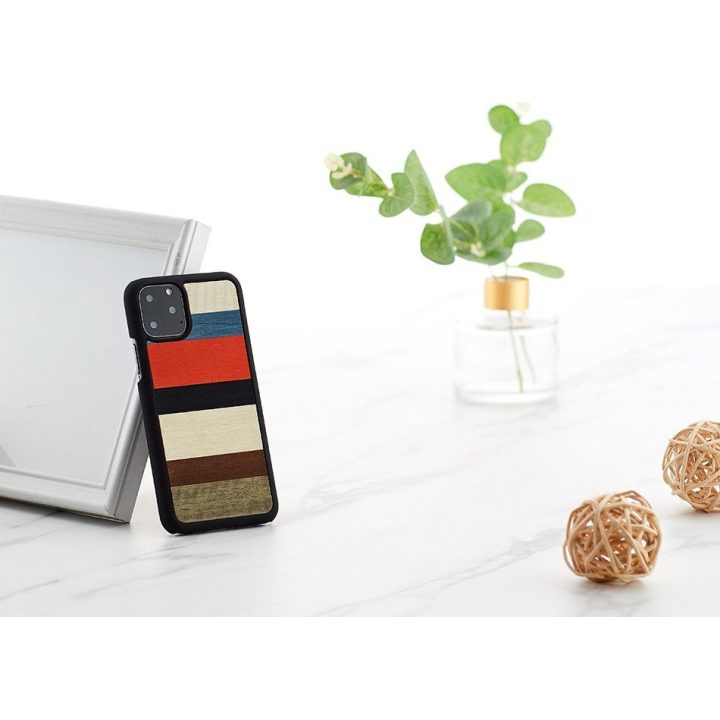 Telefono dėklas MAN&WOOD iPhone 11 Pro, juodas