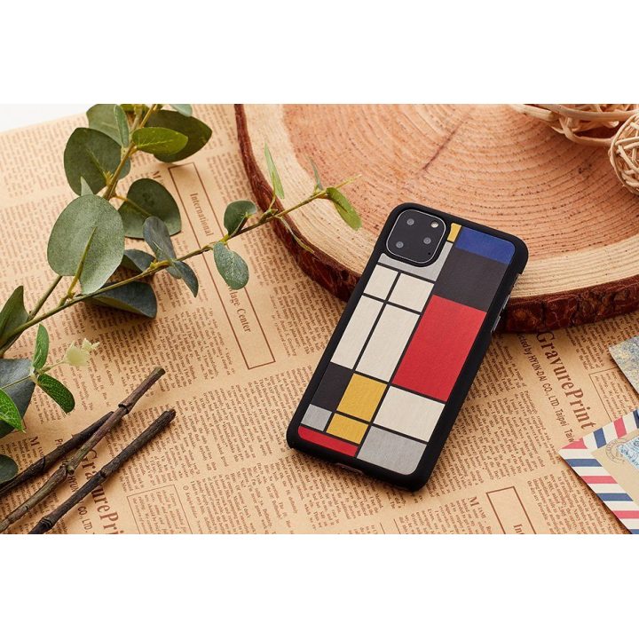 Juodas telefono dėklas MAN&WOOD iPhone 11 Pro