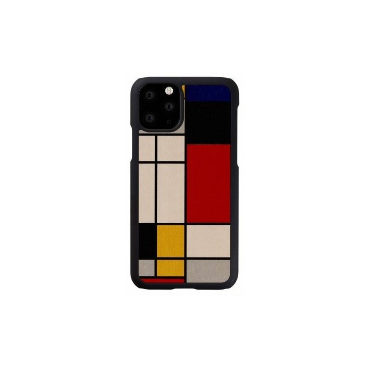 Juodas telefono dėklas MAN&WOOD iPhone 11 Pro