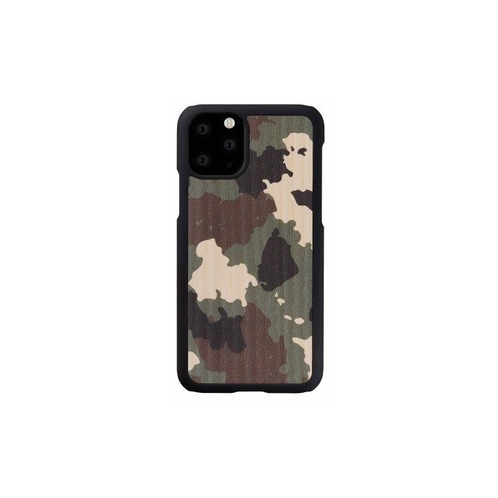 Juodas kamufliažinis telefono dėklas iPhone 11 Pro