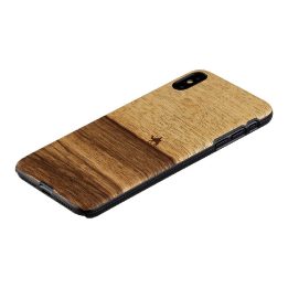 MAN&WOOD telefono dėklas iPhone XS Max, juodas