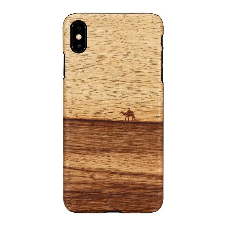 MAN&WOOD telefono dėklas iPhone XS Max, juodas