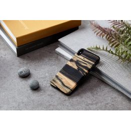 Telefono dėklas iPhone XS Max, baltas juodmedžio raštas